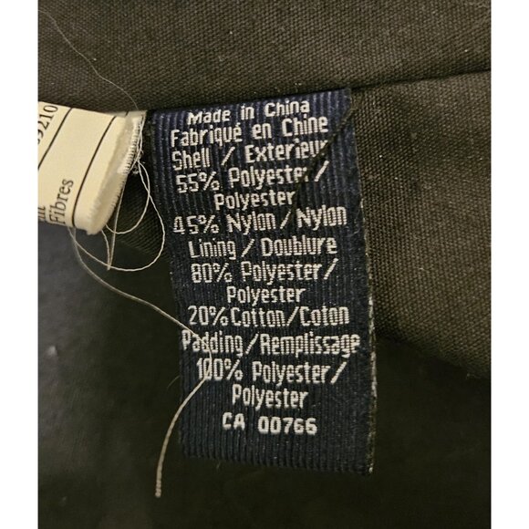 Daniel Hechter Men's Quilted Jacket Dark Gray Full Zip With Buttons Size Medium - Picture 11 of 12